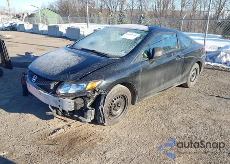 2013 Honda Civic Lx из США, поврежденный, VIN 2HGFG3B57DH523809
